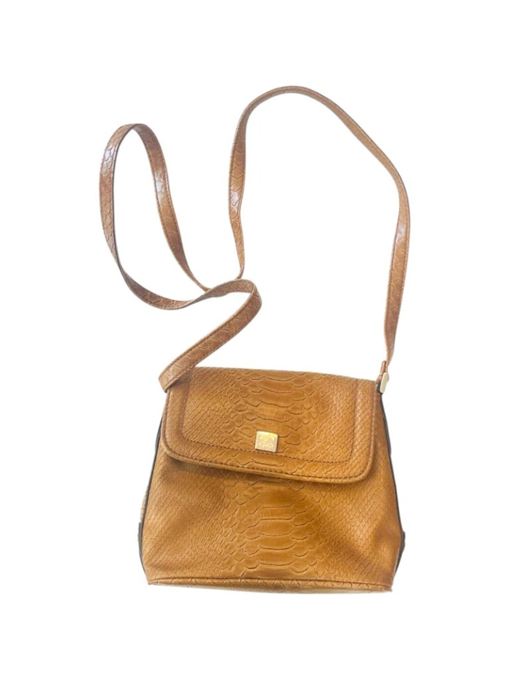 LIZ CLAIBORNE Brown Shoulder Purse - 8" W x 7" H - Picture 5 of 5